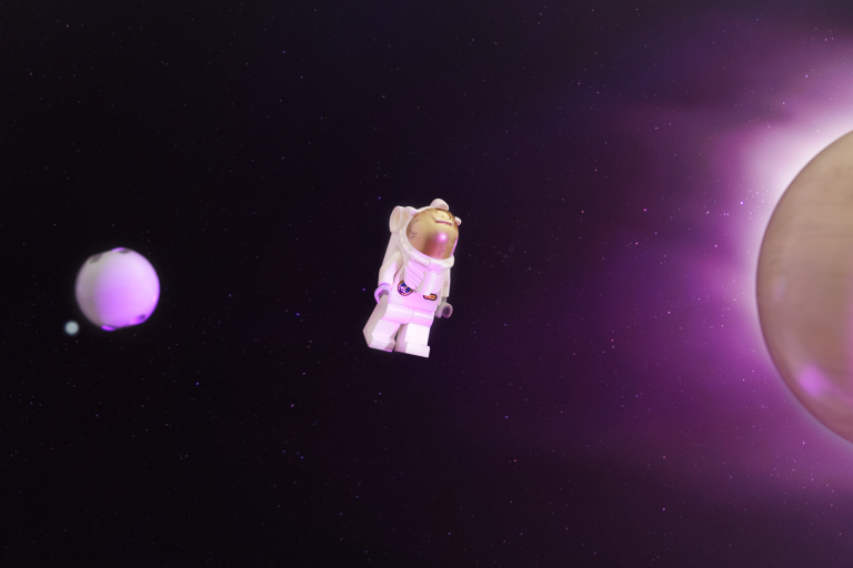 Northern Lights Spaceman